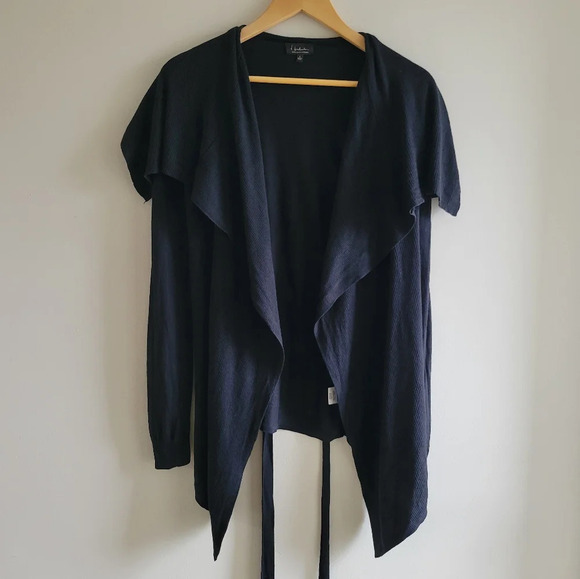 Aritzia Talula Babaton Open Drape Lagenlook Cardigan Silk Blend Basic - Picture 1 of 10